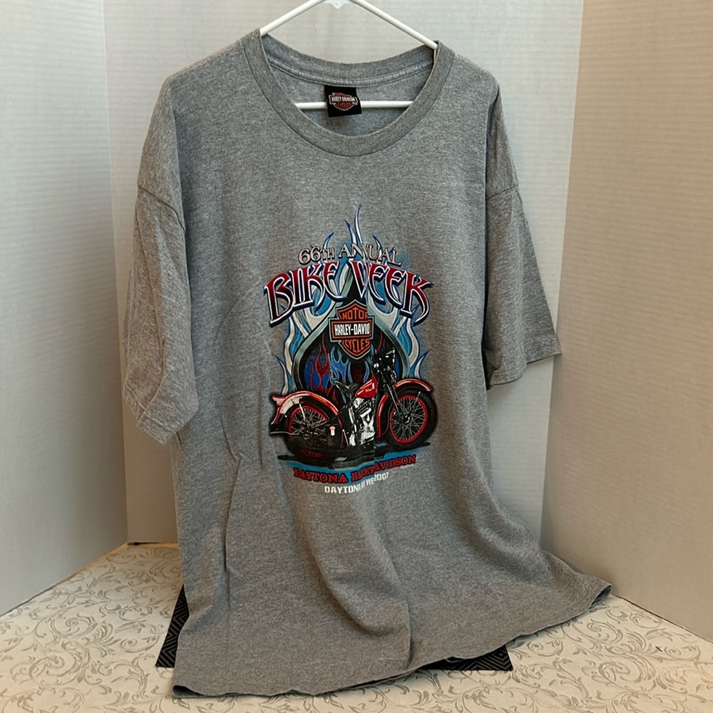 Harley-Davidson short sleeve tee shirt size 2XL 2007 Daytona Bike Week